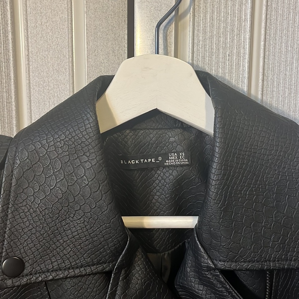 Faux Leather Jacket - Picture 2 of 4